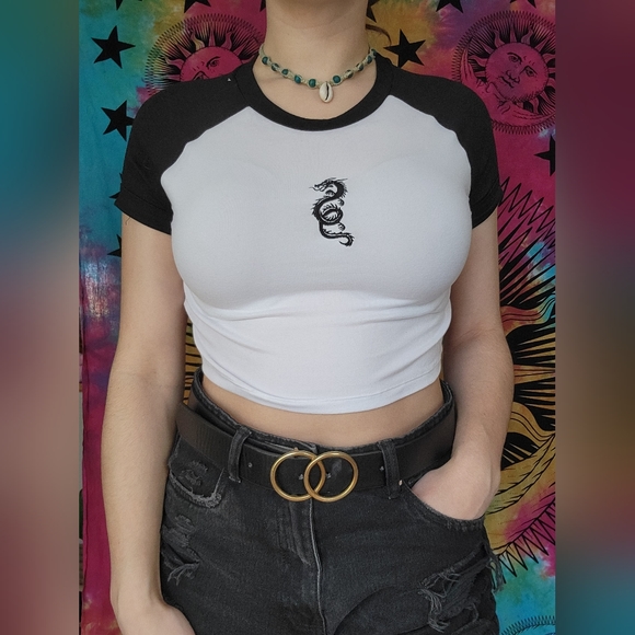 Stylish Streetwear Society Crop Top - Picture 1 of 6